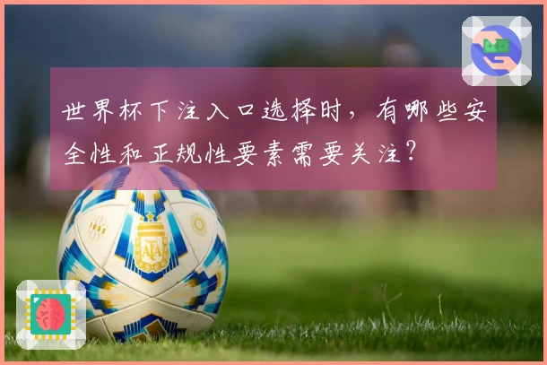 世界杯下注入口选择时，有哪些安全性和正规性要素需要关注？