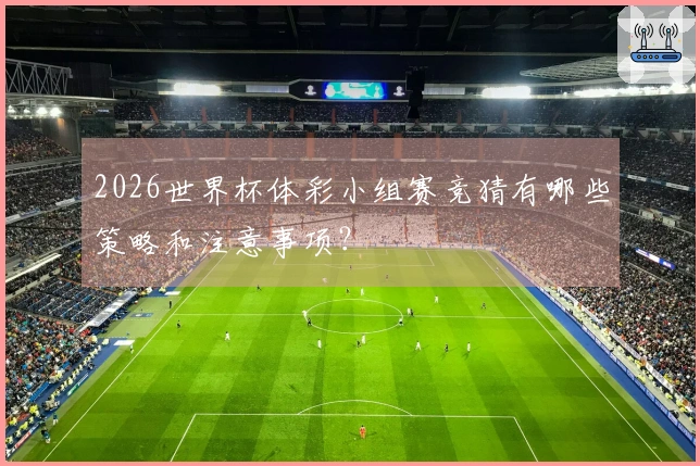 2026世界杯体彩小组赛竞猜有哪些策略和注意事项？