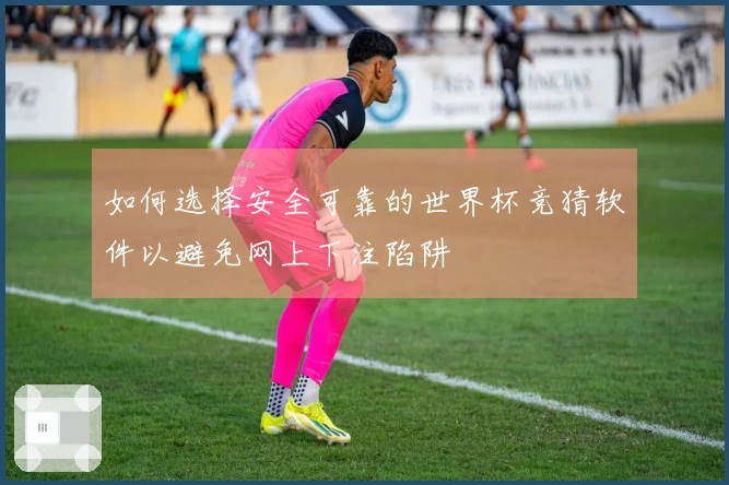 如何选择安全可靠的世界杯竞猜软件以避免网上下注陷阱